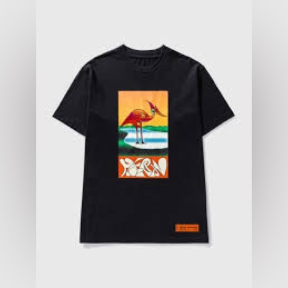Heron Preston Graphic Heron Print T-Shirt